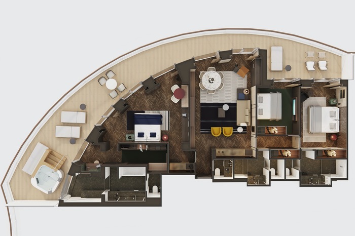NCL Norwegian Prima The Haven Premier Owner's Suite with Large Balcony Floorplan.jpg